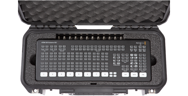 SKB SKB 3i-17066ATM iSeries 1706-6 Blackmagic Design ATEM Mini Extreme/Extreme ISO Case (Black, Pre-Cut Foam) - Cases & Transport Accessories