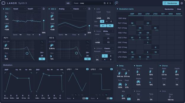LANDR Synth X