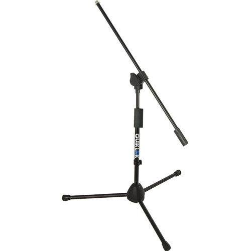 Quik Lok A305BK Short Tripod Mic Stand with Fixed Length Boom - Microphone Stands & Arms