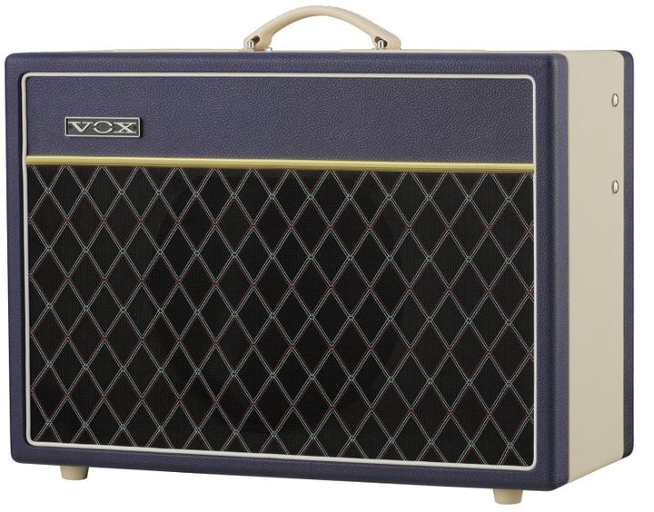 Vox AC15 Custom 15W 1x12 Tube Guitar Combo Amp (Celestion Greenback, Two-Tone Blue and Cream)