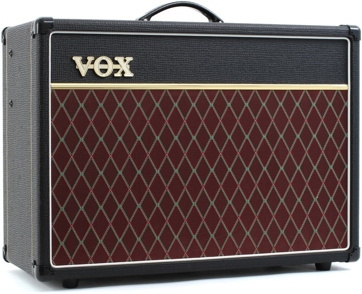 Vox AC15 Custom 15W 1x12 Tube Guitar Combo Amp (Celestion Alnico Blue, Black)