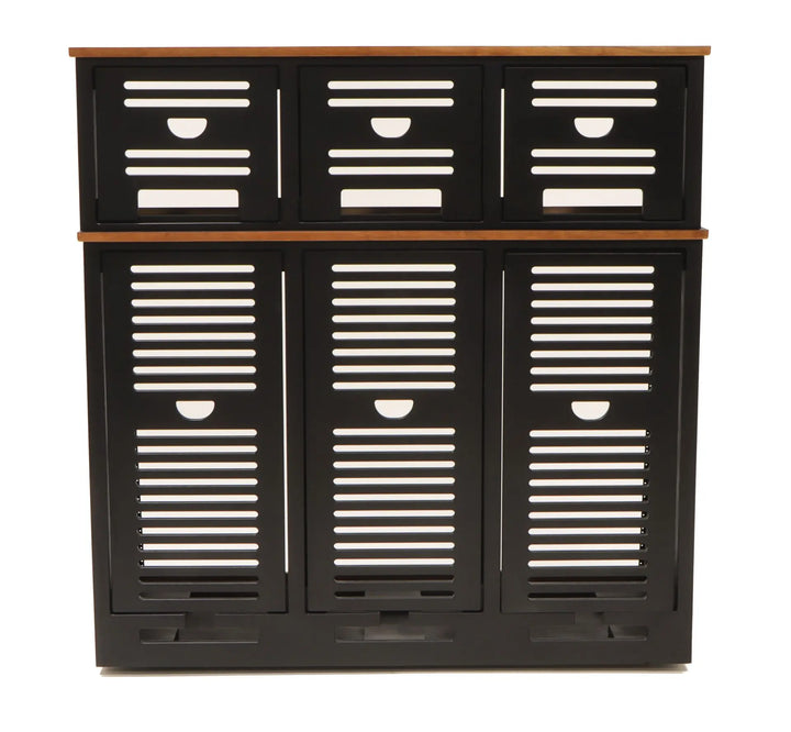 Argosy 10 Space Slanted Rack, Double Bay, Black Satin Lacquer