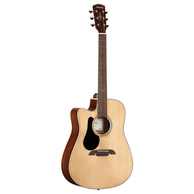 Alvarez AD60LCE Artist Left-Handed Dreadnought Cutaway Acoustic-Electric Guitar (Natural Gloss)