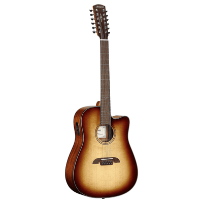 Alvarez AD60CE 12-String Artist Dreadnought Cutaway Acoustic-Electric Guitar (Shadowburst)