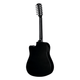 Alvarez AD60CE 12-String Artist Dreadnought Cutaway Acoustic-Electric Guitar (Black)