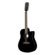Alvarez AD60CE 12-String Artist Dreadnought Cutaway Acoustic-Electric Guitar (Black)