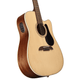 Alvarez AD60CE Artist Dreadnought Cutaway Acoustic-Electric Guitar (Natural Gloss)
