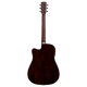 Alvarez AD70CE Artist Dreadnought Cutaway Acoustic-Electric Guitar (Black)