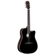 Alvarez AD70CE Artist Dreadnought Cutaway Acoustic-Electric Guitar (Black)