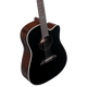 Alvarez AD70CE Artist Dreadnought Cutaway Acoustic-Electric Guitar (Black)