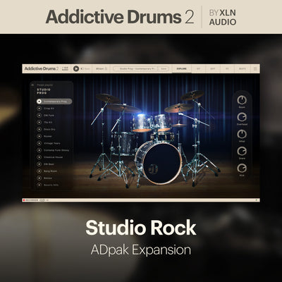 XLN Audio Addictive Drums 2: Studio Rock ADpak