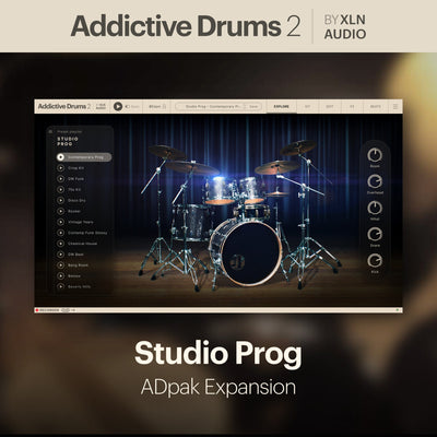XLN Audio Addictive Drums 2: Studio Prog ADpak