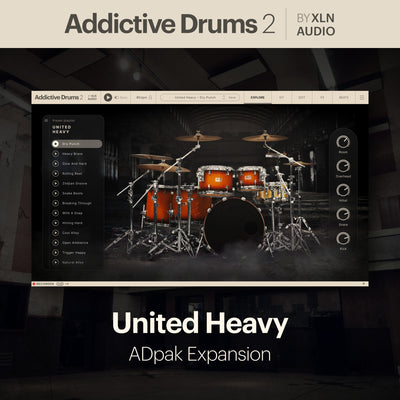 XLN Audio Addictive Drums 2: United Heavy ADpak