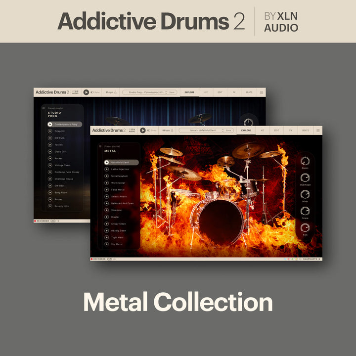 XLN Audio Addictive Drums 2: Metal Collection