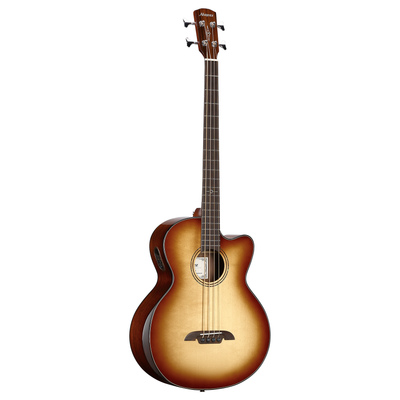 Alvarez AEB70CE Artist Elite Cutaway Acoustic-Electric Bass with Armrest (Shadowburst)