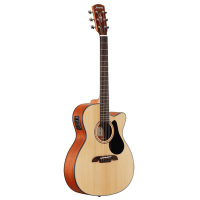 Alvarez AF30CE Artist Folk/OM Cutaway Acoustic-Electric Guitar (Natural Satin)