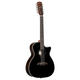 Alvarez AG70CE 12-String Artist Grand Auditorium Cutaway Acoustic-Electric Guitar (Black)