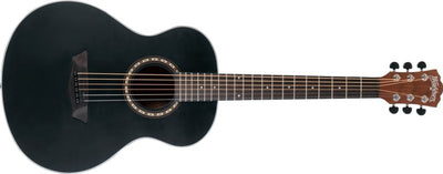 Washburn Apprentice G-Mini 5 7/8 Size Acoustic Guitar (Matte Black)