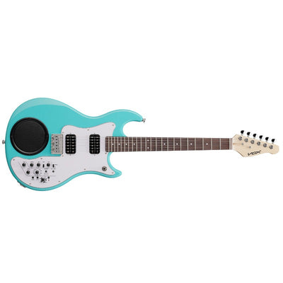 Vox APC-2 Electric Guitar with Built-In Speaker, Amp and Effects (Aqua Green)