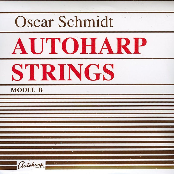 Oscar Schmidt AS-B B-Model Stainless Steel Autoharp String Set