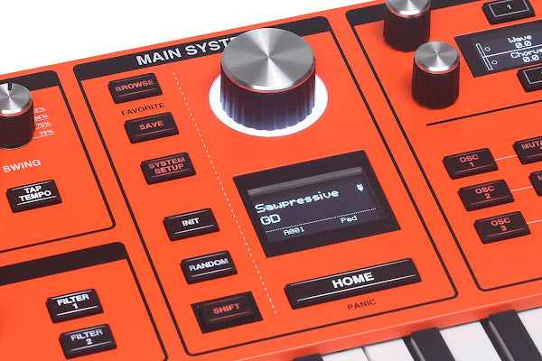 Ashun Sound Machines Hydrasynth Explorer - 37-Key Limited Edition (Orange)