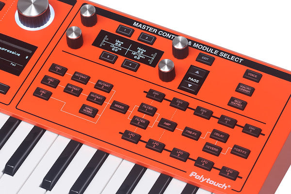 Ashun Sound Machines Hydrasynth Explorer - 37-Key Limited Edition (Orange)