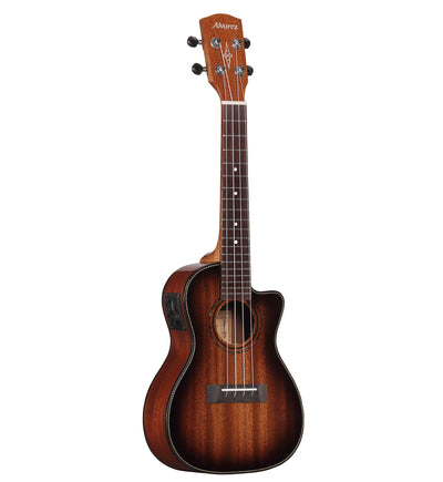 Alvarez AU66CCESHB Artist Concert Cutaway Acoustic-Electric Ukulele (Shadowburst)