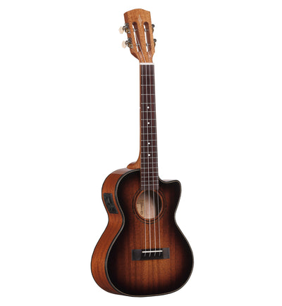 Alvarez AU66TCESHB Artist Tenor Cutaway Acoustic-Electric Ukulele (Shadowburst)