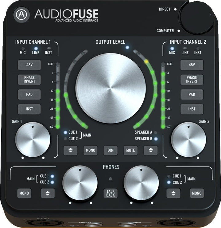 Arturia Arturia AudioFuse Rev2 USB Audio Interface (Black)