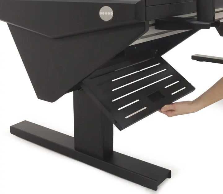 Eclipse for SSL Delta AWS 924 & 948, 8sp Rack Left, Desk Right, Mah End Panels, Black legs (1)