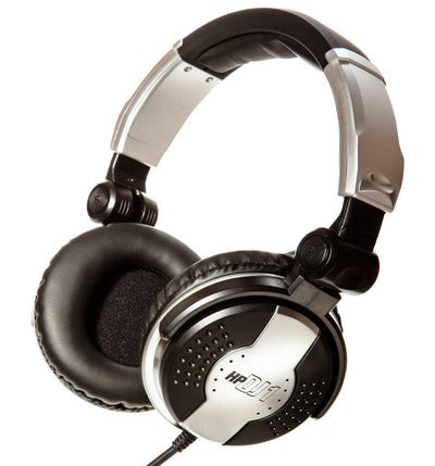 Apex HPDJ1 Closed ear FOLDING stereo headphones with swivel options - Headphones