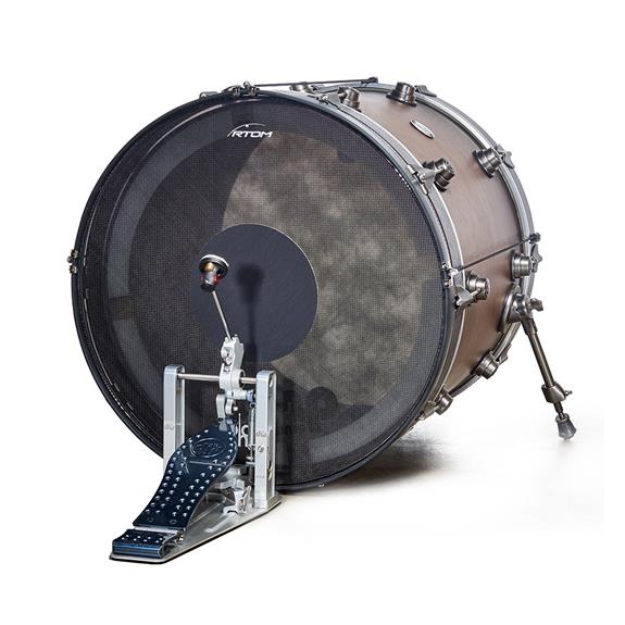 Moongel Black Hole Practice System Snap-On Low-Volume Mesh Head (24" Bass Drum)