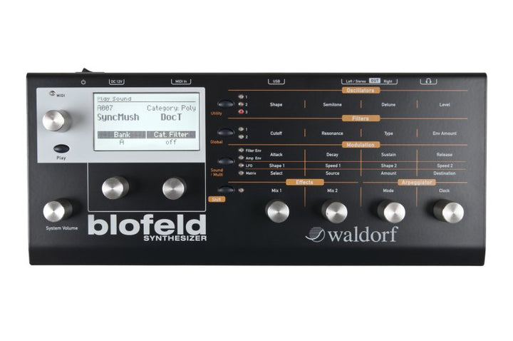 Waldorf Blofeld Desktop Digital Synthesizer (Black)