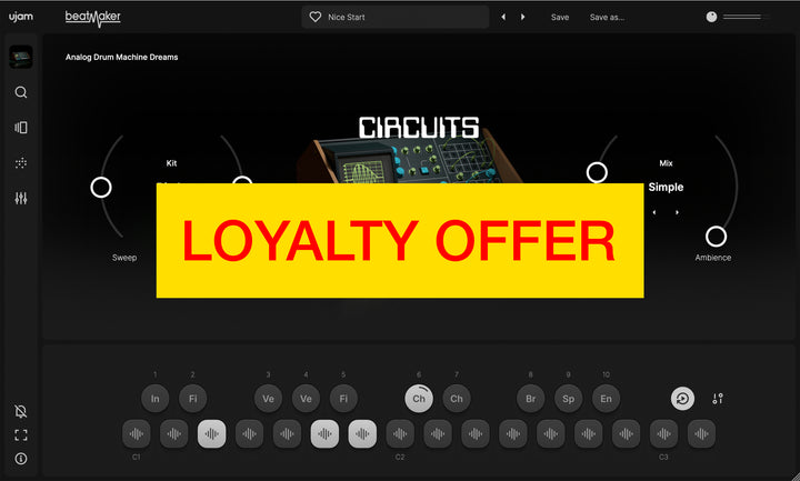 UJAM UJAM CIRCUITS Loyalty Offer