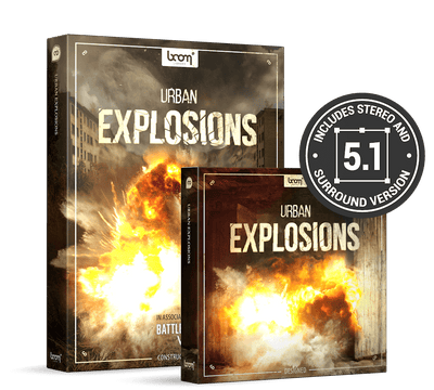 BOOM LIBRARY Boom Urban Explosions BUNDLE