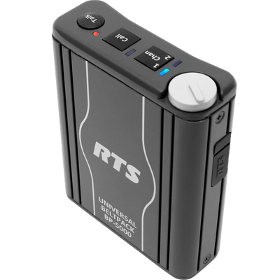 RTS BP-5000-A4F 2-Channel Portable Beltpack Headset with Autosensing (A4F)