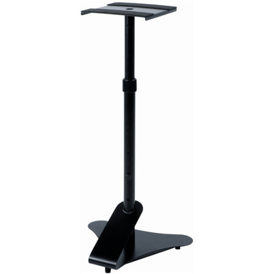 Quik Lok BS402 All-Steel Nearfield Height Adjustable Straight Monitor Stand (Single) - Speaker Stands & Arms