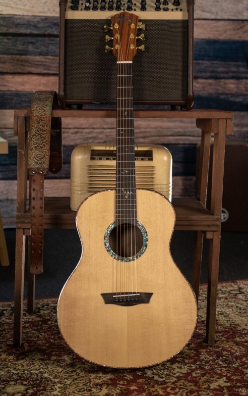 Washburn Bella Tono Elegante S24S Studio Acoustic Guitar (Gloss Natural)