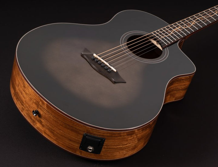 Washburn Bella Tono Vite S9V Studio Cutaway Acoustic-Electric Guitar (Gloss Charcoal Burst)
