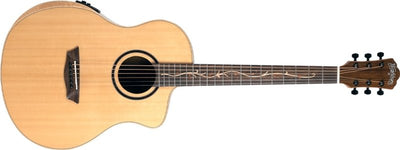 Washburn Bella Tono Suprema Acoustic-Electric Guitar (Natural Gloss)