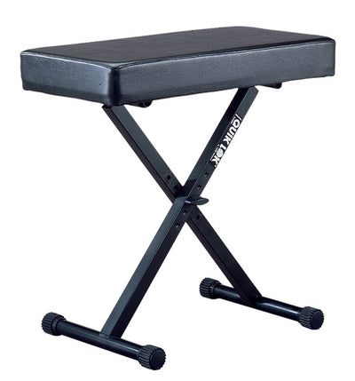 Quik Lok BX14 Height Adjustable Large Keyboard Bench with Thick Cushion - Seating
