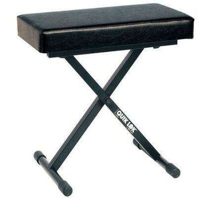 Quik Lok BX718 Deluxe Adjustable X-Style Keyboard Bench - Seating