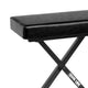 Quik Lok BX718 Deluxe Adjustable X-Style Keyboard Bench - Seating