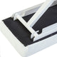 Quik Lok BX8WH Height Adjustable Small Bench with Thick Cushion (White) - Seating