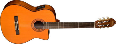 Washburn C5CE Classical Cutaway Acoustic-Electric Guitar (Natural)