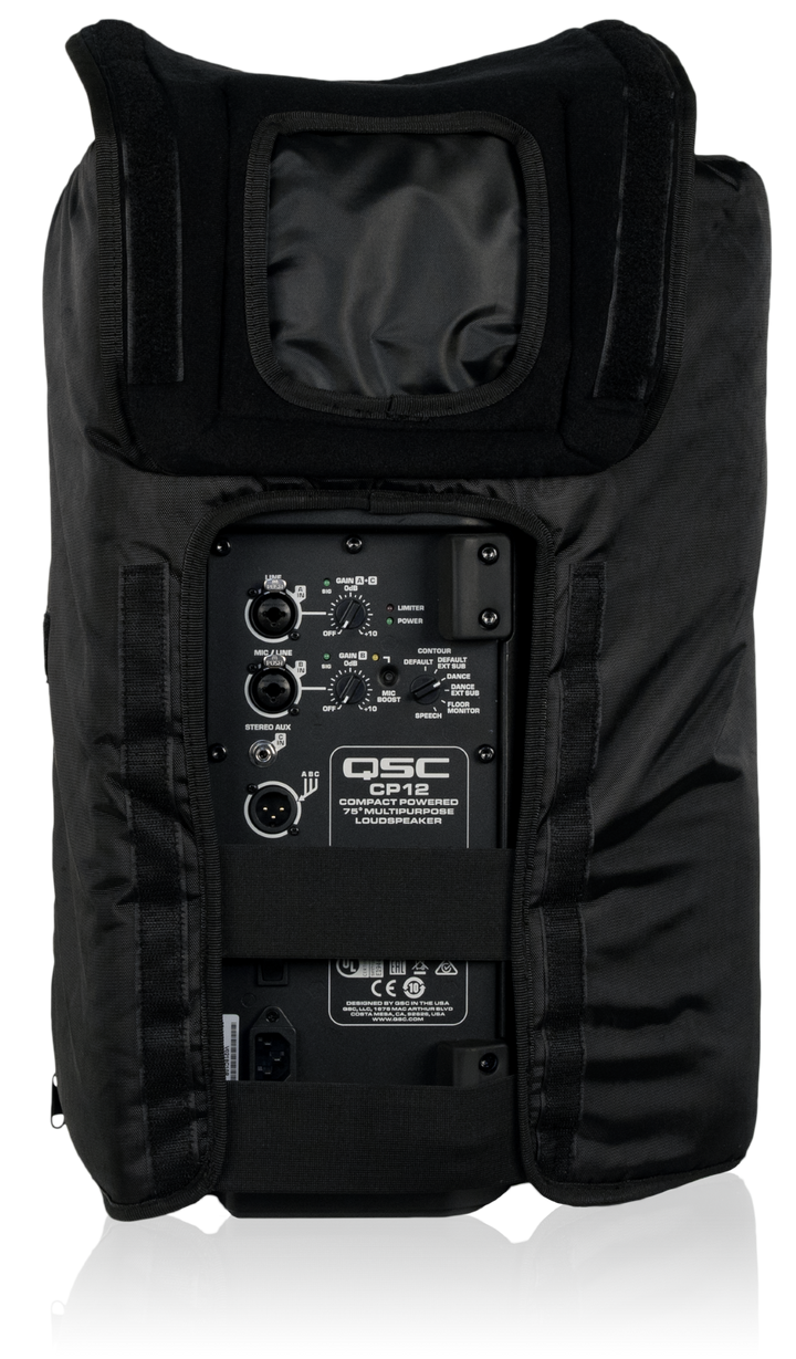 QSC CP12-OUTDOOR-COVER Nylon and Mesh Cover For CP12 With Removable Amplifier Panel
