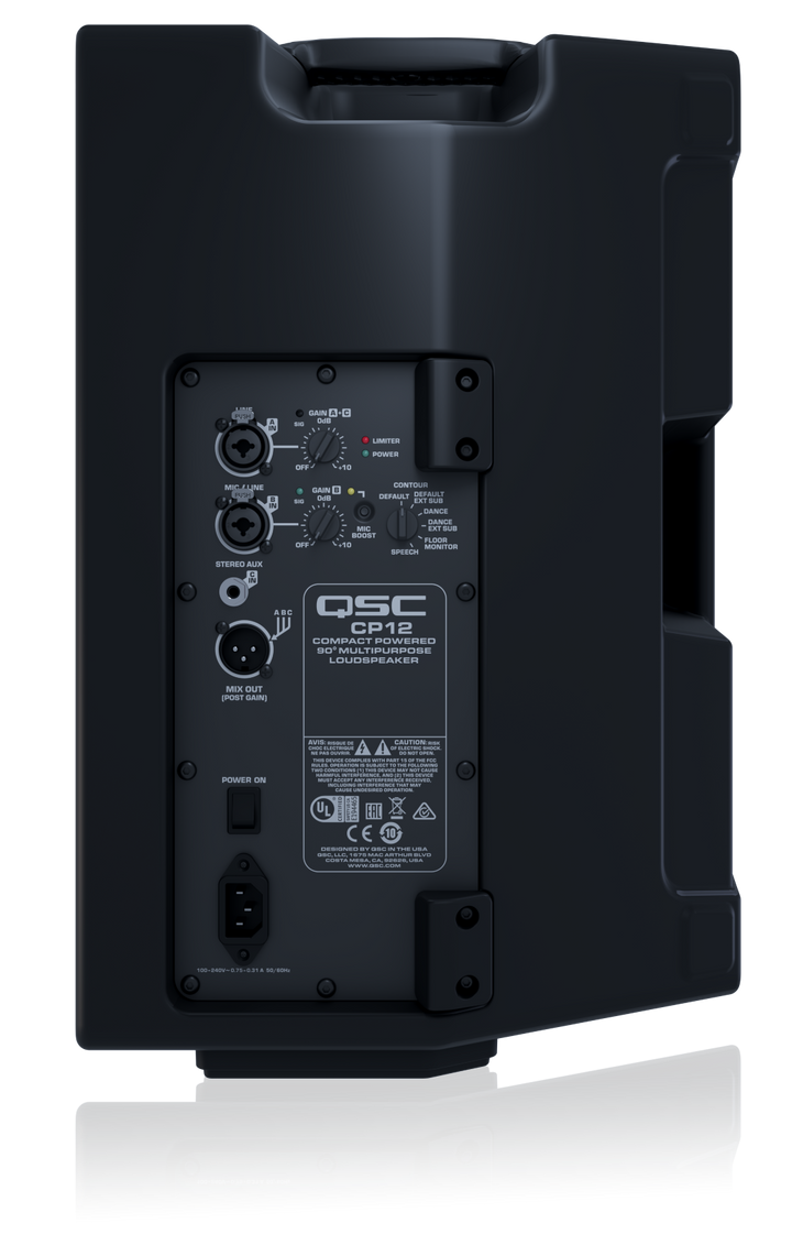 QSC CP12 1000W Powered Loudspeaker - 12"
