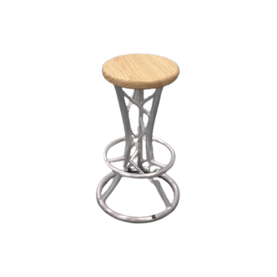 Global Truss TRUSS-CHAIR-2 Curved Leg Truss Bar Stool