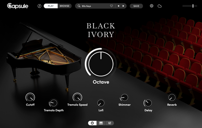 CAPSULE AUDIO Capsule Black Ivory
