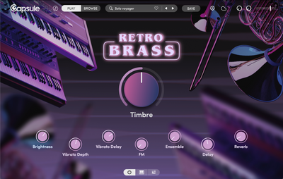 CAPSULE AUDIO Capsule Retro Brass